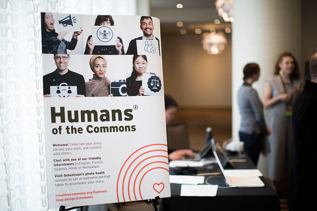 Humans of the Commons - CC Summit 2018 - Foto: Sebastiaan Ter Burg