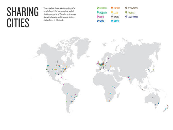 Mapa sharing cities