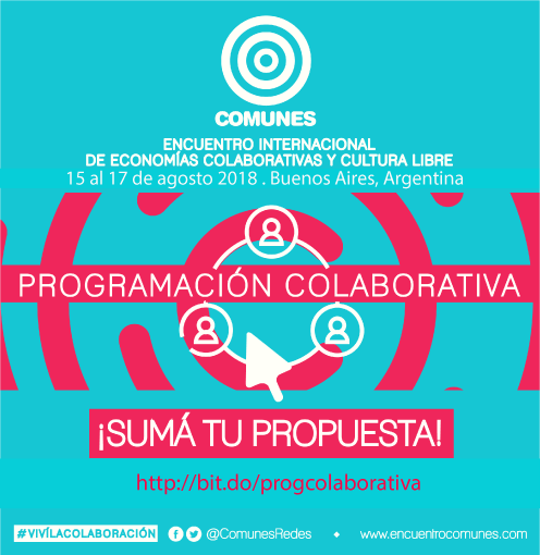 Encuentro Comunes 2018 programacion colaborativa